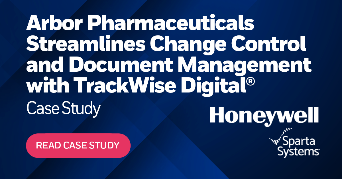 Arbor Pharmaceuticals Streamlines Change Control and Document