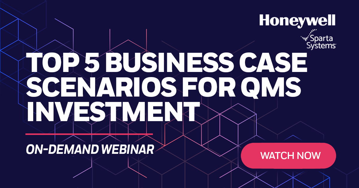 Top 5 Business Case Scenarios for QMS Investment Sparta Systems