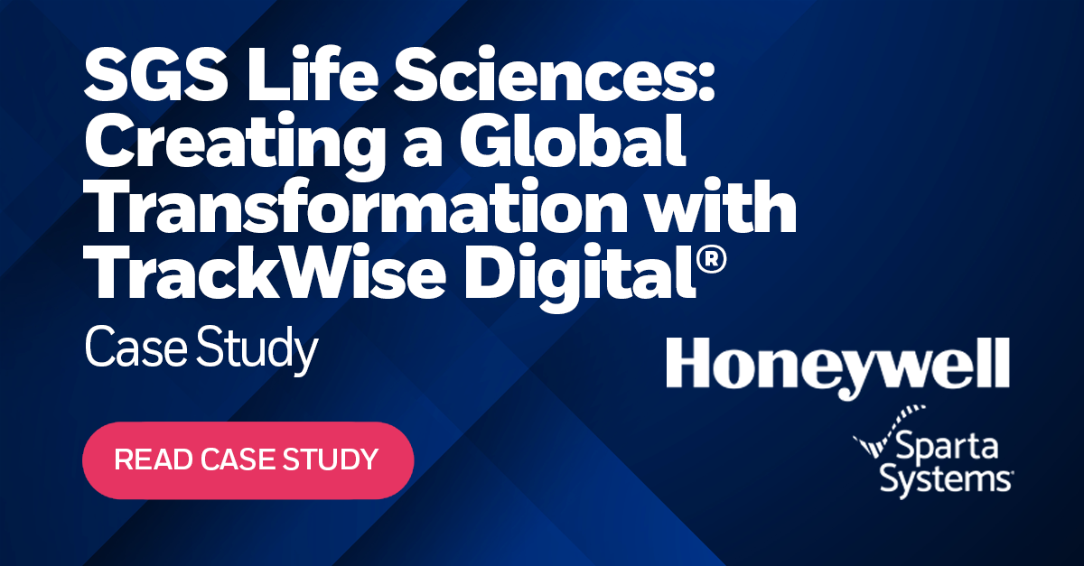 SGS Life Sciences Creating a Global Transformation with TrackWise Digital
