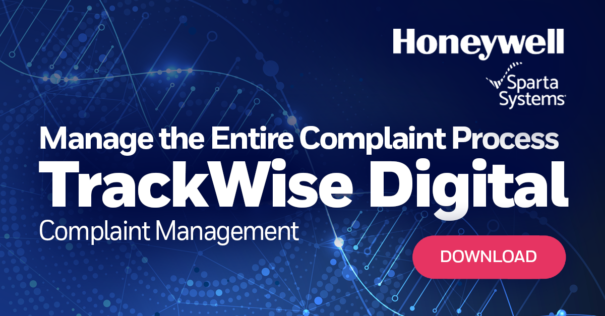TrackWise Digital Complaint Management Sparta Systems